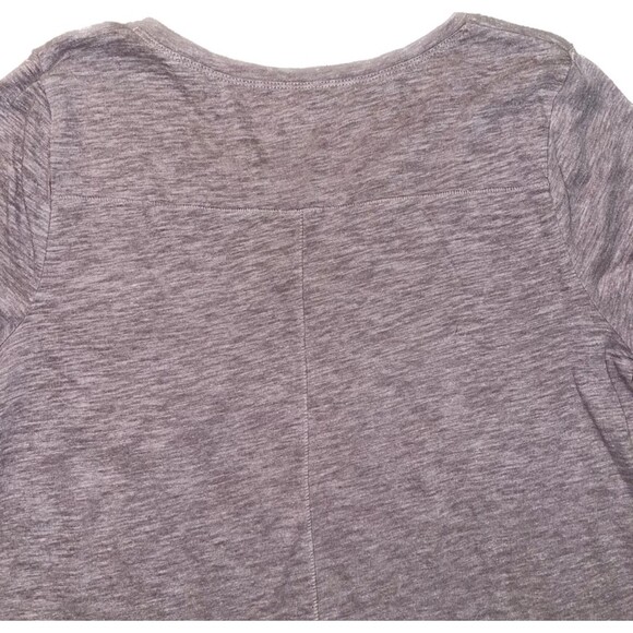 So | Muted Plum Crocheted Pocket Tee | Medium - Picture 6 of 8